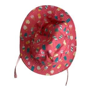Banana boat Sun hat kids girls pink sunhat ice cream beach pool swim 4X 5X 6X